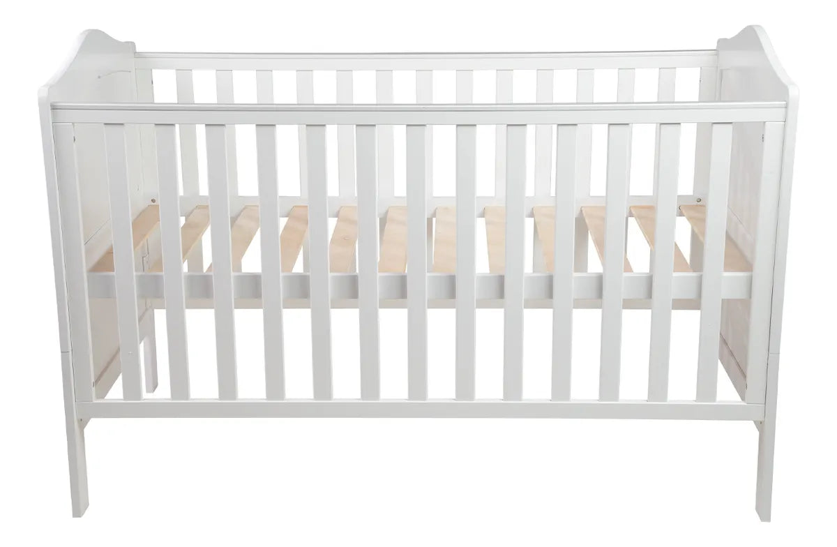Cuna Cama De Madera Carestino Toledo 140x70 Blanco