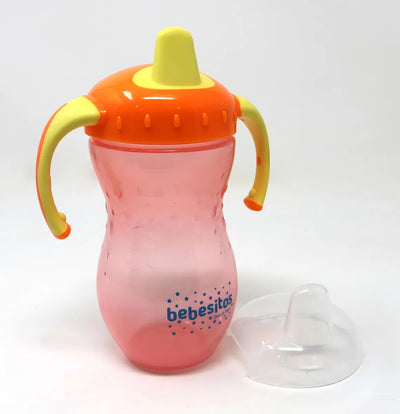 Vaso Entrenador Antiderrame 13 Oz Bebesitos Color Naranja