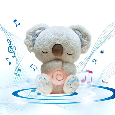 Koala Con Voz Y Respiración, Hora De Dormir Color Gris