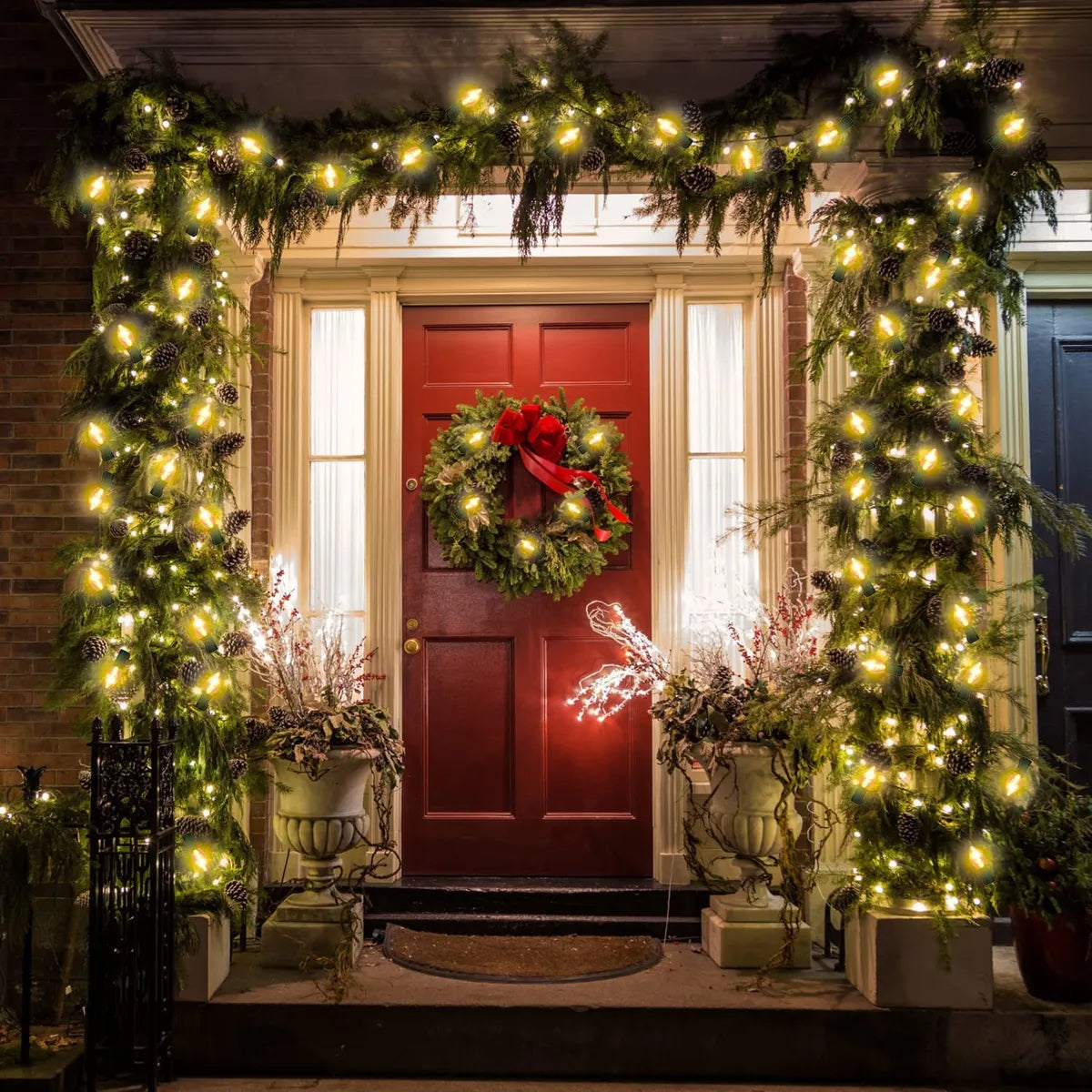 Luces Navidenas Vintage Led C7 Exteriores 25 Pies