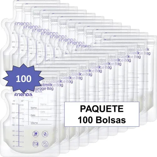 Bolsas Almacenamiento Leche Materna 100 Unidades