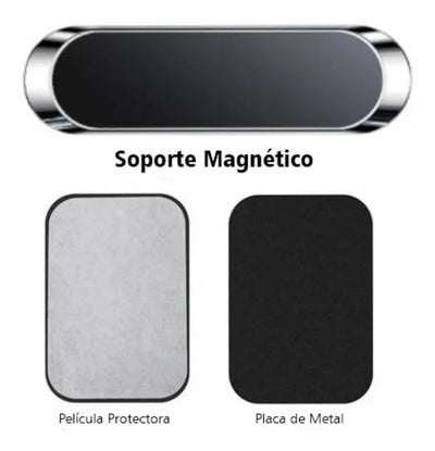 Porta Celular Magnético Imán Incorporado Con Adhesivo Carro