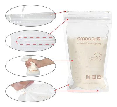 Bolsas Para Almacenamiento Conservacion Leche Materna X30