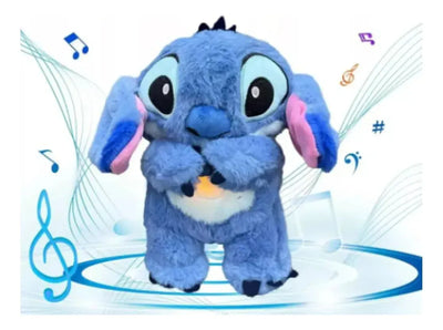Peluche Ansiedad Stitch Muñeco Movimiento Relajante Suave Azul Únicamente