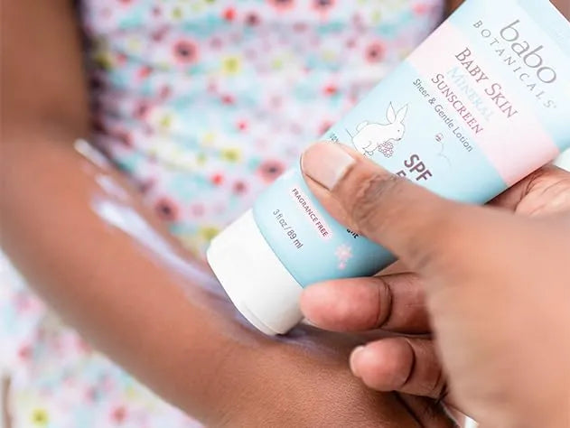 Babo Botanicals Sensitive Baby Mineral Sunscreen Lotion Spf5