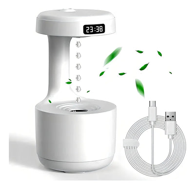 Humidificador B-Max Umidificador Difusor 800ml anti gravidade con voltaje de blanco
