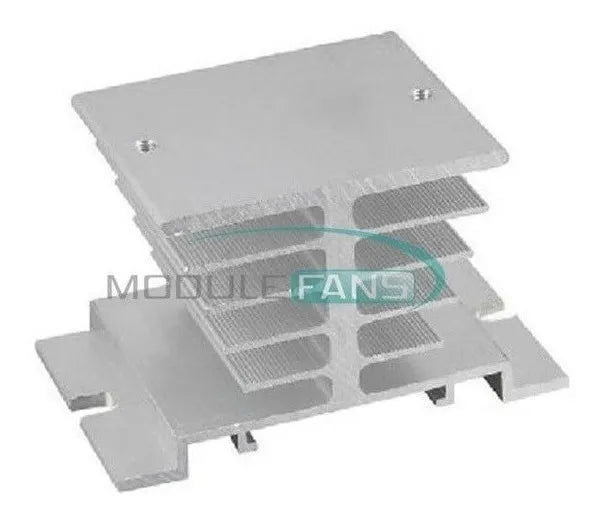 Disipador De Aluminio Fotek Para Rele De Estado Solido Ssr