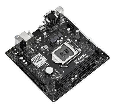 Mb Asrock H370m-hdv Ddr4 Lga 1151 Color Negro