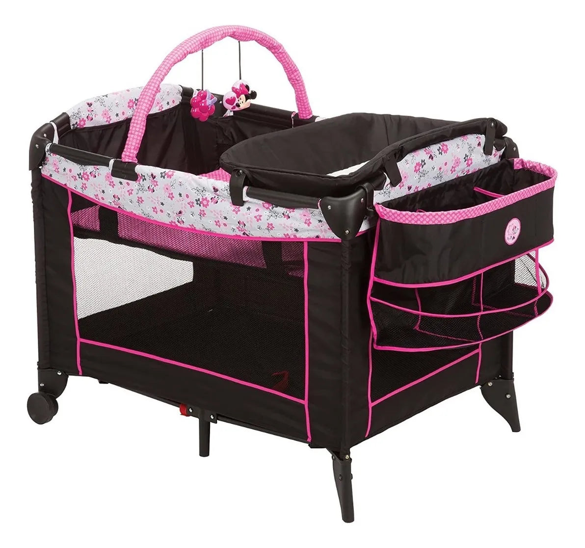 Disney Sweet Wonder Minnie Garden Cuna Corral Cambiador