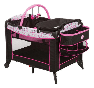 Disney Sweet Wonder Minnie Garden Cuna Corral Cambiador