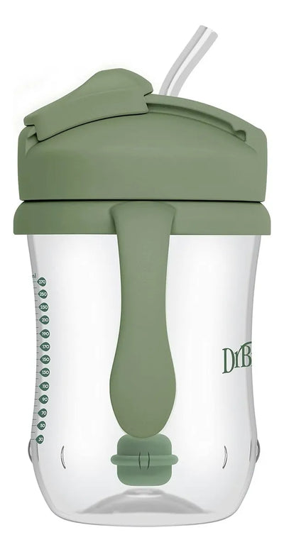 Vaso Entrenador Con Pitillo Dr. Browns 9 Oz Color Azul Azul
