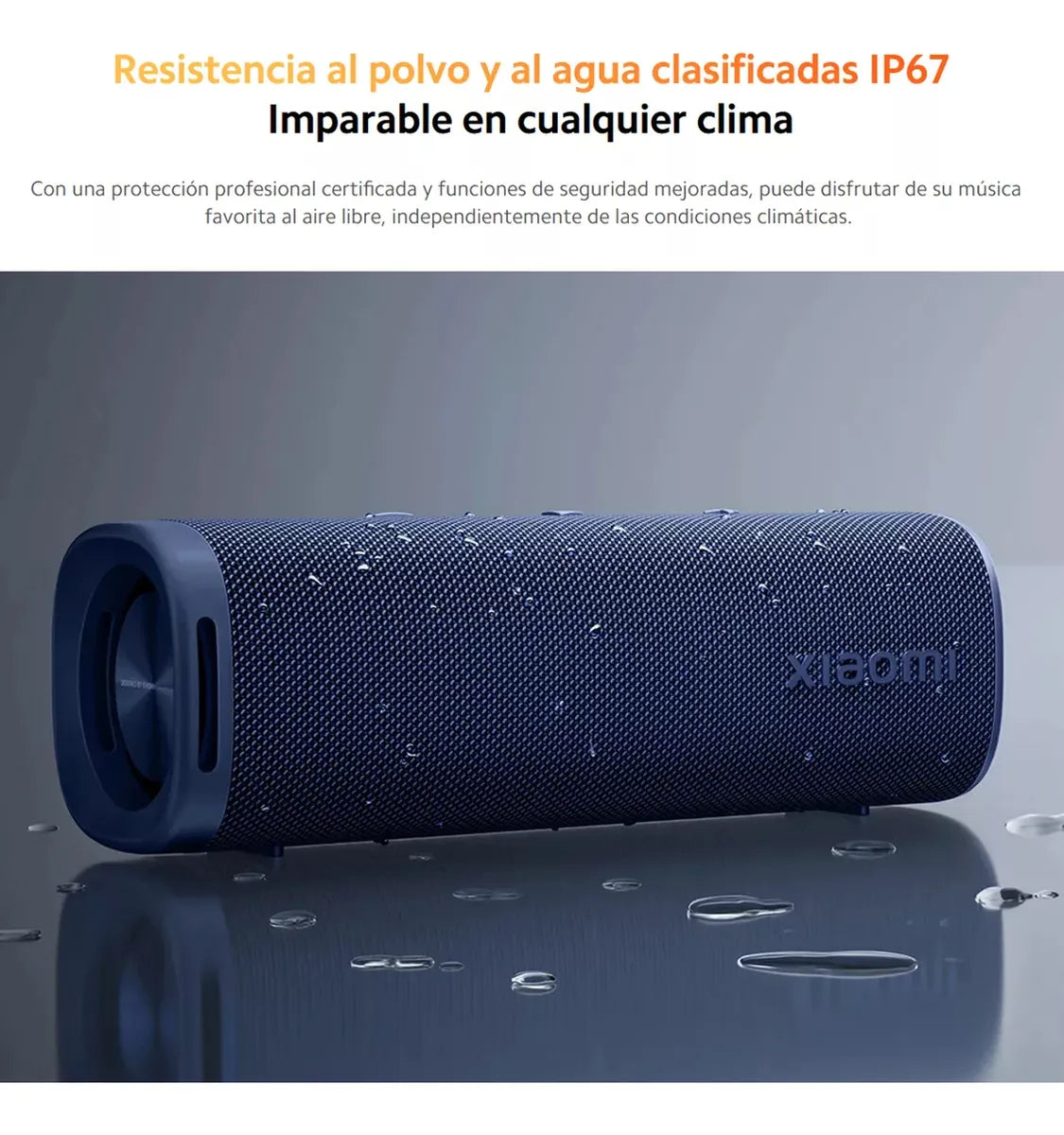 Xiaomi Sound Outdoor, Parlante Bt Portátil 30w Ip67 Tws, Red Rojo