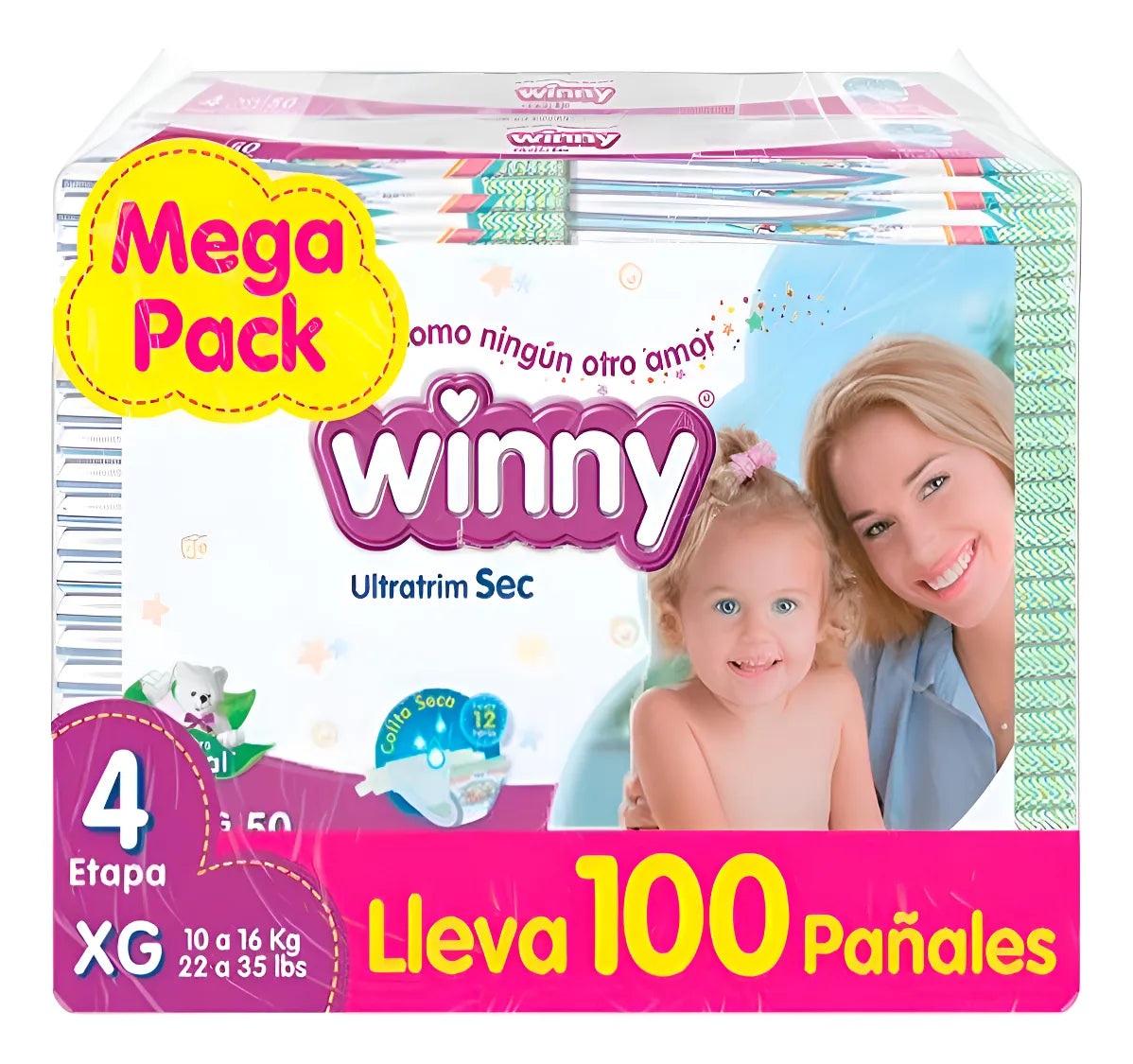 Winny Ultratrim Sec Etapa 4x100 Extra Grande (xg) Sin Género