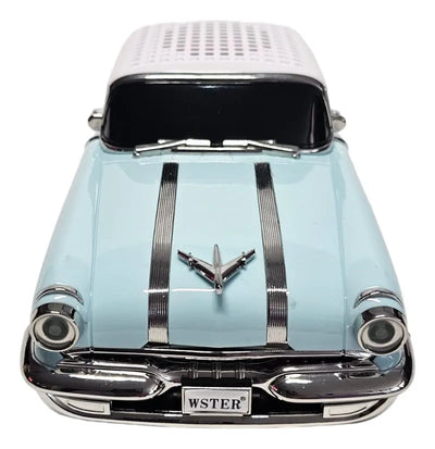 Radio Parlante Carro Ws-598 Bluetooth Fm Usb Y Manos Libres Celeste