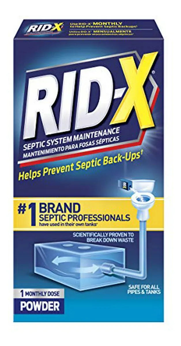 Tratamiento Séptico Rid-x En Polvo, 1 Mes, 9 8 Oz