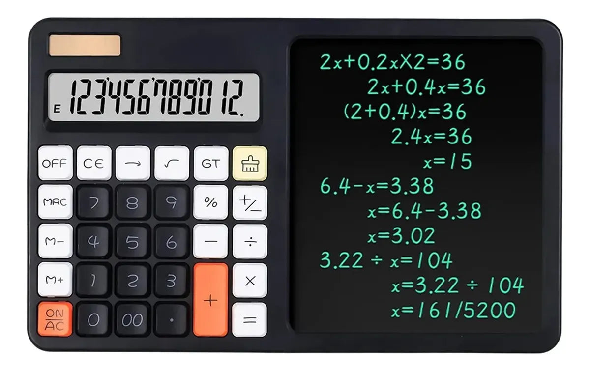 Calculadora De Mano Con Pantalla De 12 Dígitos Y Bolígrafo