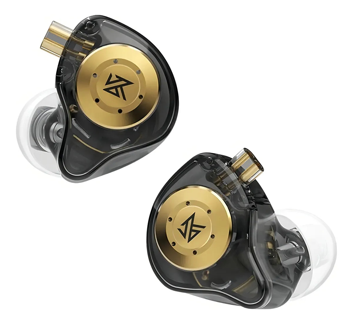 Auriculares intraurales Kz Edx Pro Dj Musicians Return Stage, color negro, con micrófono