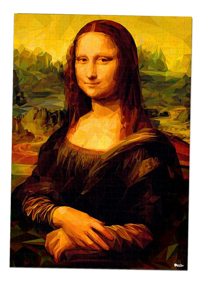 Rompecabezas 1000 Piezas Mona Lisa Leonardo Da Vinci Ronda