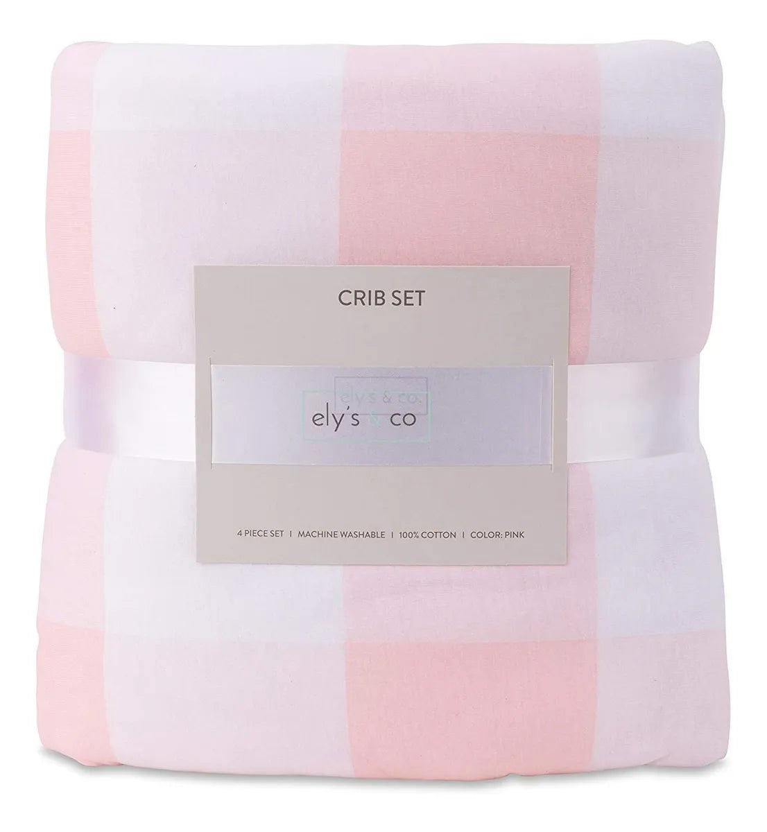 Bebé Juegos De Cama Cuna Para Niñas De 4 Piezas Inclu...