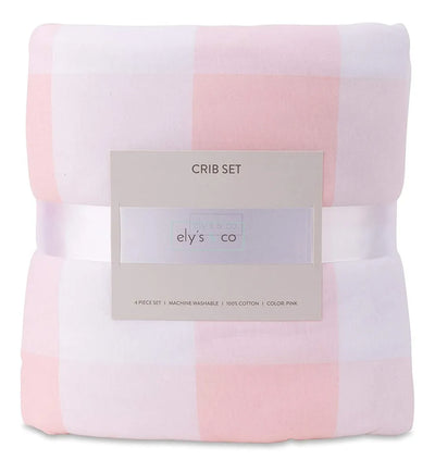 Bebé Juegos De Cama Cuna Para Niñas De 4 Piezas Inclu...
