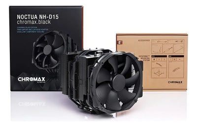 Noctua Nh D15 Chromax Black, Disipador De Cpu De Doble Torre Led Sin Led
