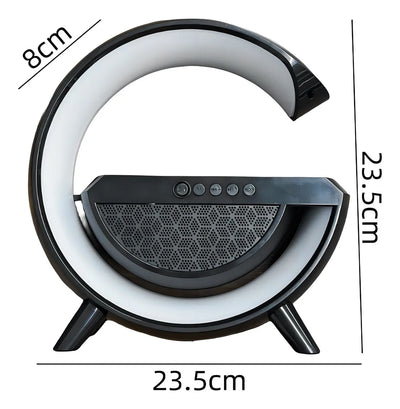 Lámpara de altavoz G Sound Box, cargador de inducción Rgb Bt A, color blanco