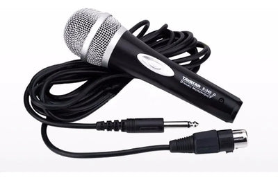 Microfono Dinamico Takstar E340 Super Cardioide Con Cable Color Negro