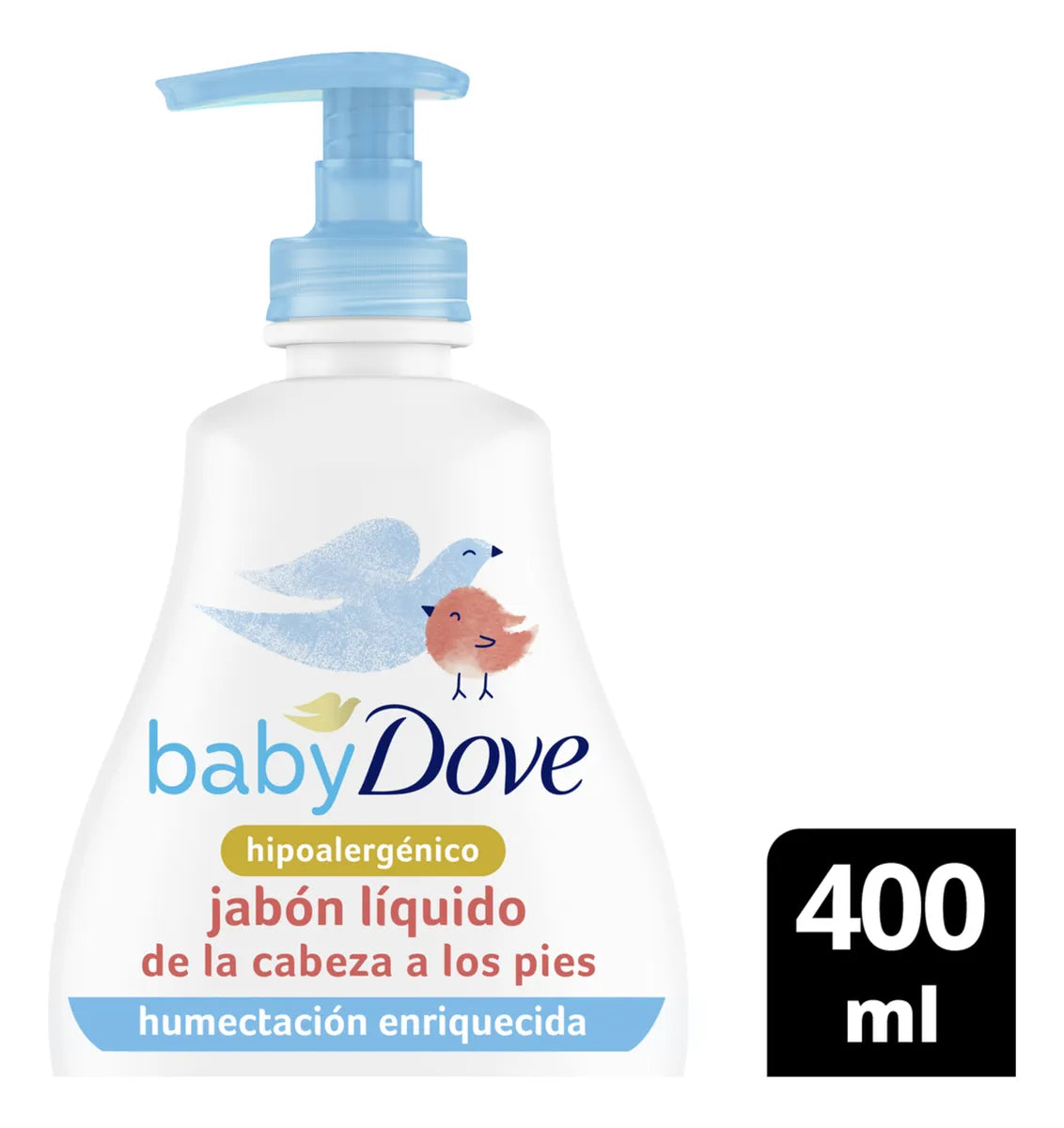 Jabon Liquido Baby Dove Hidratacion Enriquecida 400ml