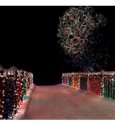 Extensión 200 Luces Navideñas Led Solar Qedertek 72 Pies