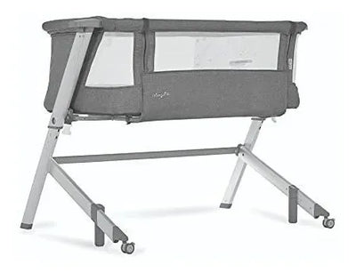 Cuna Colecho Y Moisés Portátil, Gris, Ajustable, Plegable.