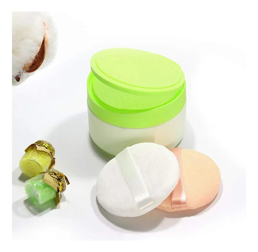 Polvo Suave Para Bebe, Rellenable Y Facil De Usar