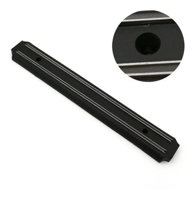 Soporte Para Cuchillos Tijeras Imán Riel Magnético 55 Cm Negro