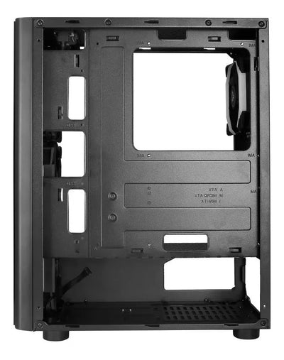 Gabinete Iceberg Turbo Z8 + 5 Ventiladores 120mm Incluídos Negro