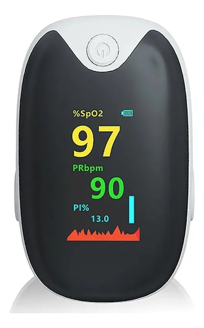 Kit De Salud Tensiómetro Recargable+termómetro+oximetro Blanco Con Negro