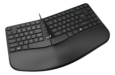 Teclado Genius Ergo Kb-700 Teclado Negro Idioma Español Latinoamérica