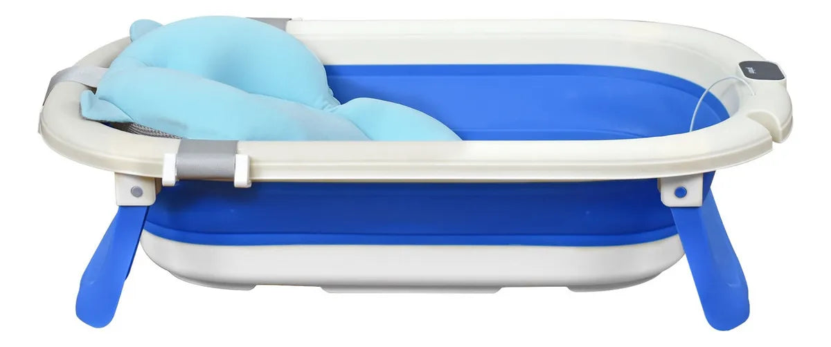 Bañera Bebe Plegable Portátil Lee Priori Color Azul Azul