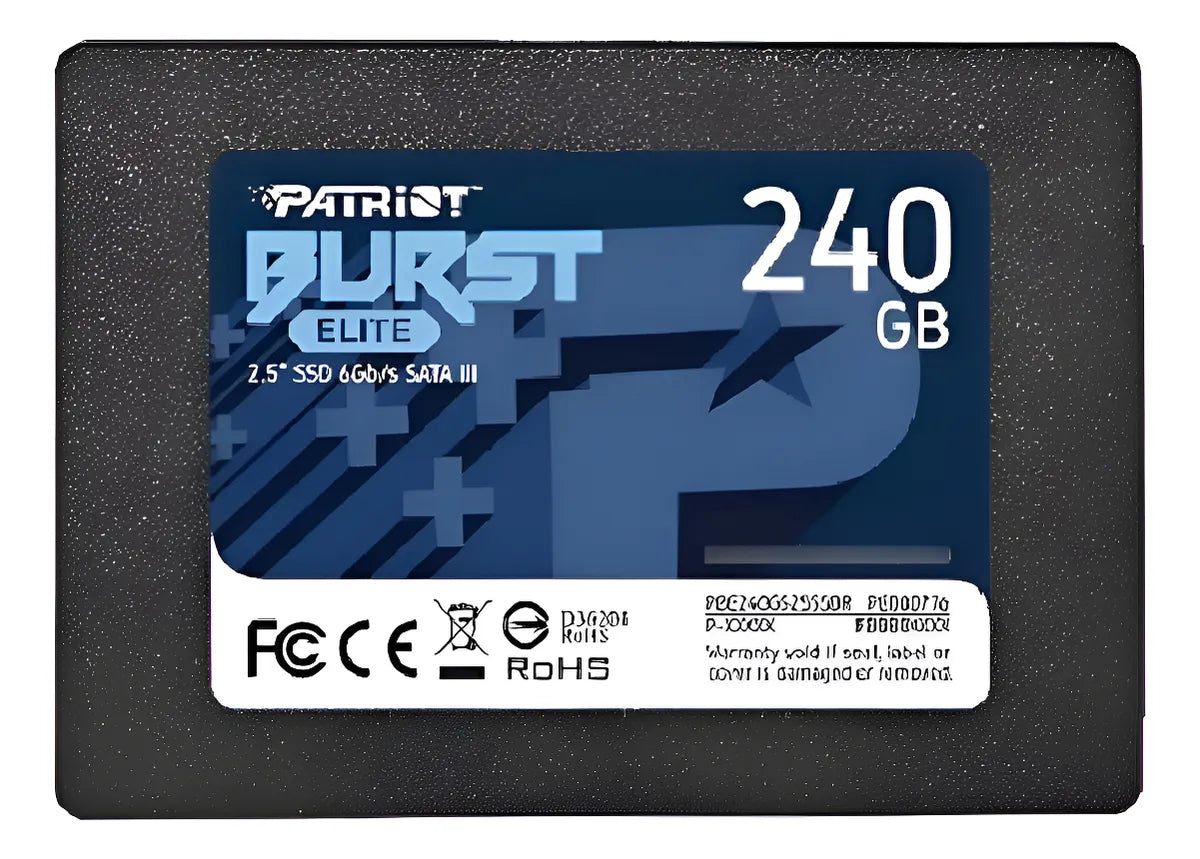 Unidad Ssd Patriot Burst 2.5 240gb Pbe240gs25ssdr Negro