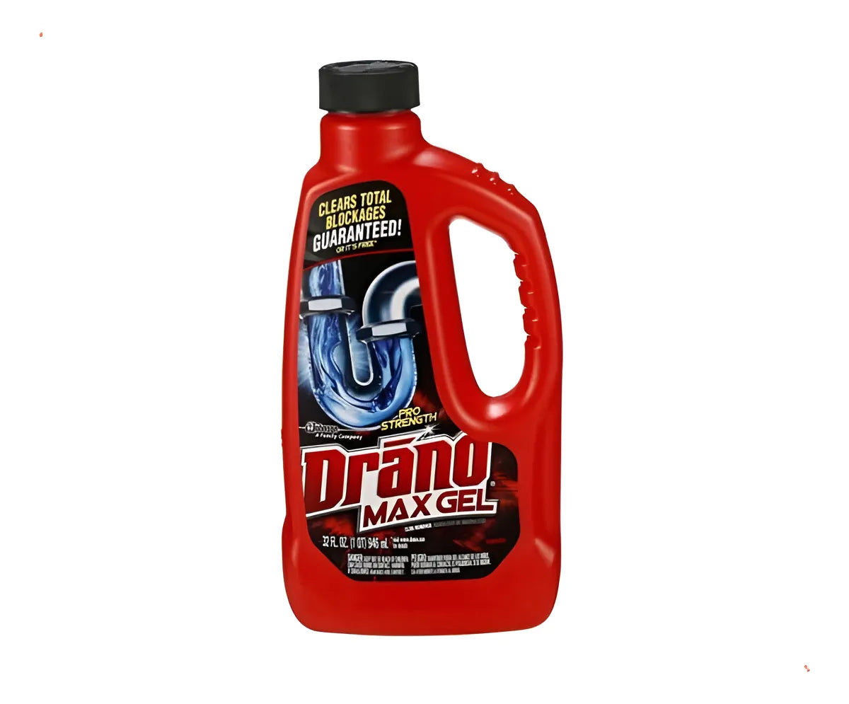 Drano Max Gel Desatascador Líquido para Limpieza de Tuberías de Fregadero o Ducha, 946ml