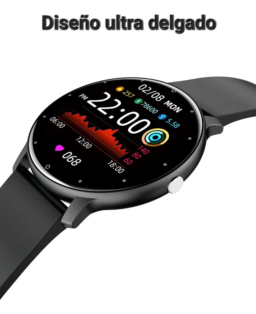 Smartband Keluona ZL02 con correa de silicona - color negro