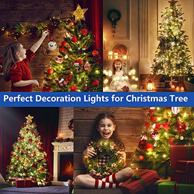 Luces Luces Navideñas Led De 105 Pies Con 300 Pies Mejoradas
