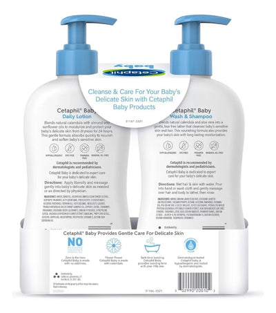 Kit Cetaphil Bebe Loción Y Shampoo Original