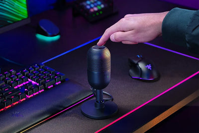 Micrófono Razer Seiren V3 Mini Ultra Compacto Usb Color Negro