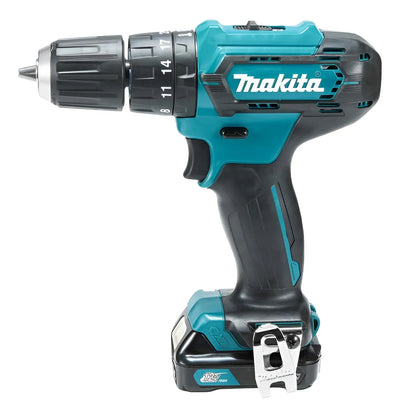 Combo Taladro Percutor 3/8 + Atornillador 12v Clx228 Makita Verde 60
