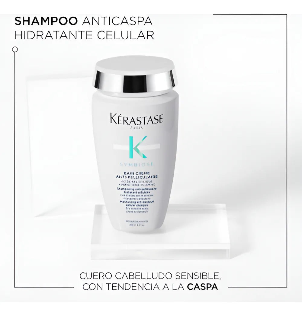 Bain Creme Anti-pelliculaire Kérastase Anticaspa 250ml Symbiose