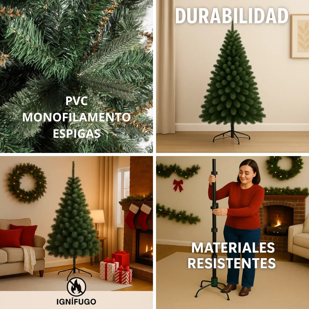 Árbol De Navidad Pino Himalaya 2.25m Verde 1131 Ramas