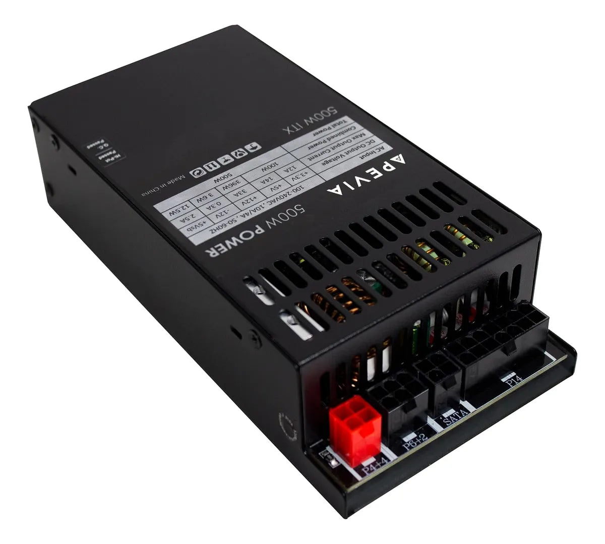 Fuente De Poder 500w Apevia Itx Modular Para Pc