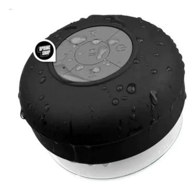 Parlante Bluetooth Resistente Al Agua Manos Libres Para Baño Negro