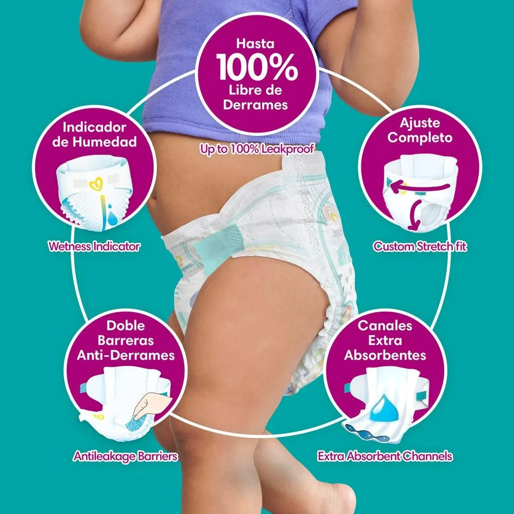 Pampers Baby Dry Pañal Talla 3 Grande (g)
