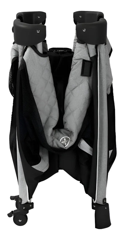 Cuna Corral Carestino Genova Negro Completa + Bolso