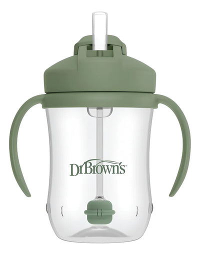 Vaso Entrenador Pitillo Dr. Brown's 9 Onz Verde Animalito